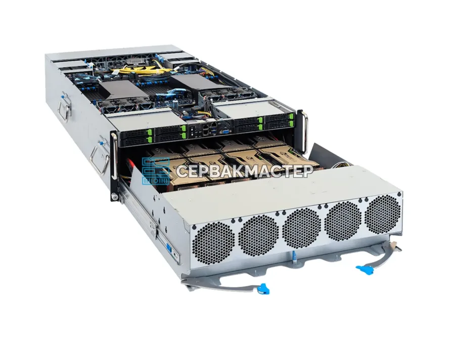 GIGABYTE G492-ZD0 — 4U GPU-сервер на 8× NVIDIA A100 SXM 80GB