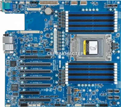 Серверная материнская плата Gigabyte MZ32-AR1 Rev 3.0 (E-ATX, SP3, 16 DIMM) — купить в СервакМастер