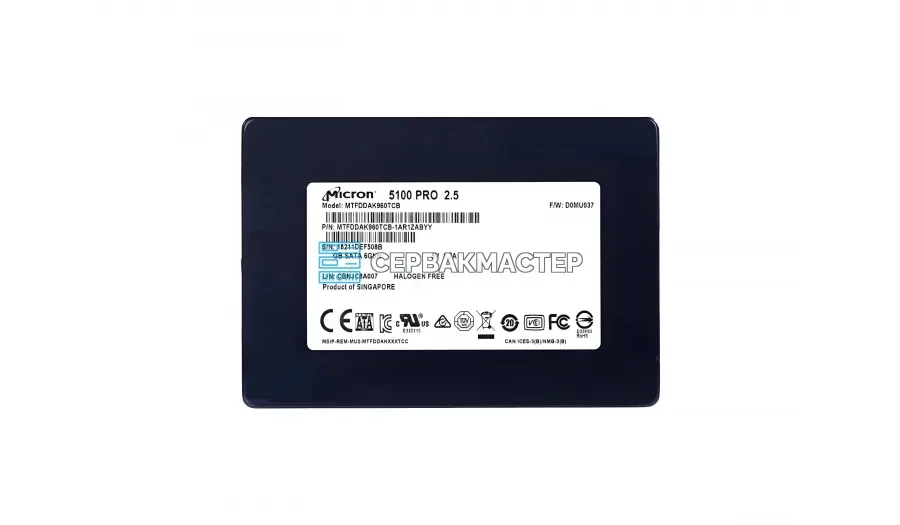 SSD-накопитель Samsung PM9A3 3.84TB M2 [MZ1L23T8HBLA-00A07]