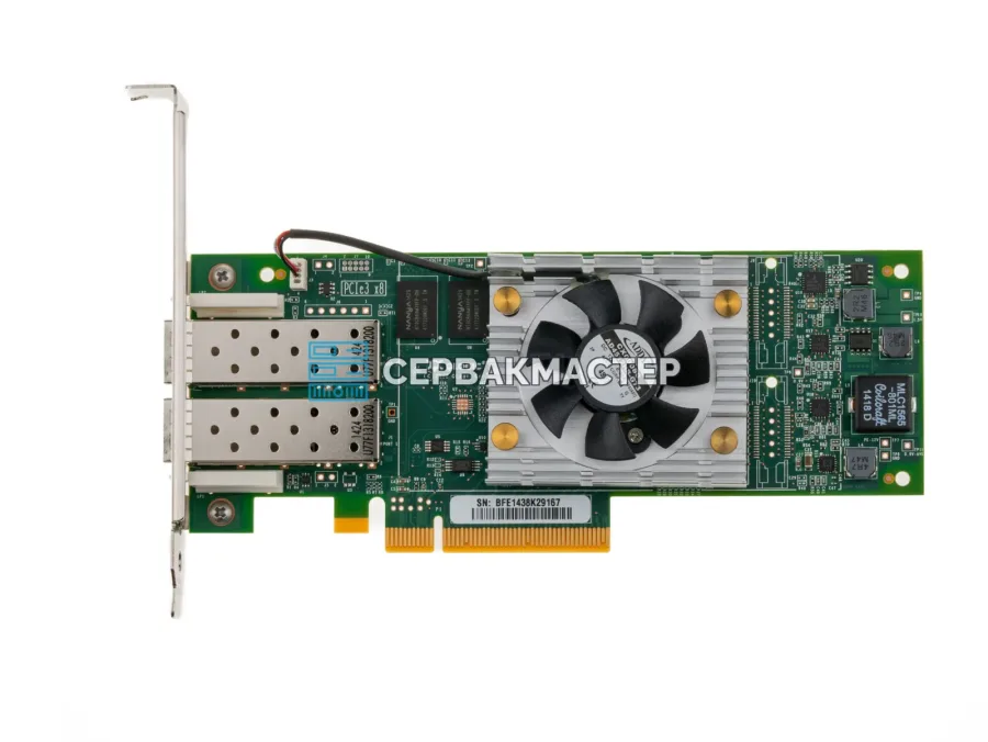 Двухпортовый FC HBA адаптер QLogic QLE2672 (2х 16GFC, PCIe x8)