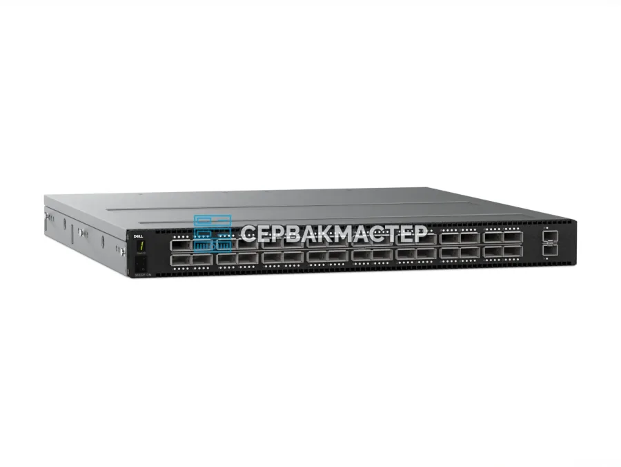 Коммутатор Dell PowerSwitch S5232F-ON PS/IO Airflow (32x QSFP28 100 Гбит/с, 2x SFP+ 10 Гбит/с)