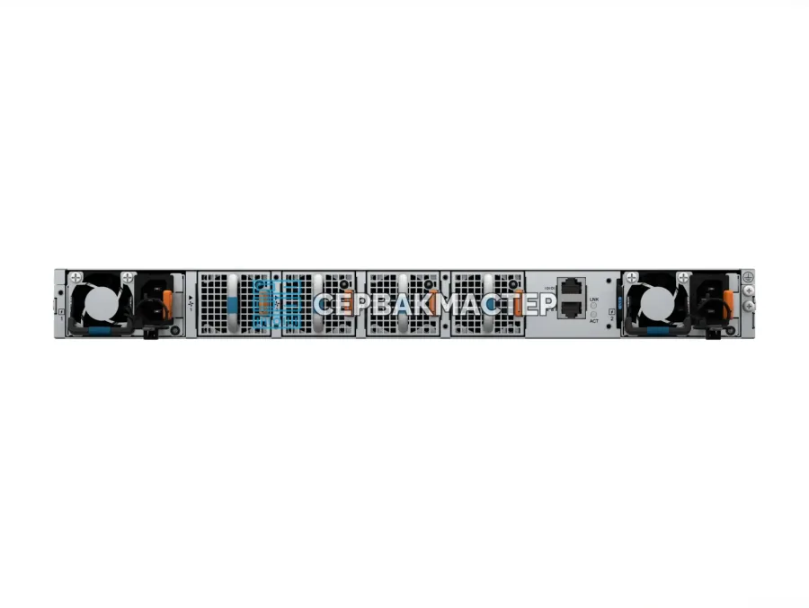 Коммутатор Dell PowerSwitch S4128T-ON PS/IO Airflow: 28 портов RJ45 10 Гбит/с и 2 uplink QSFP28 100 Гбит/с