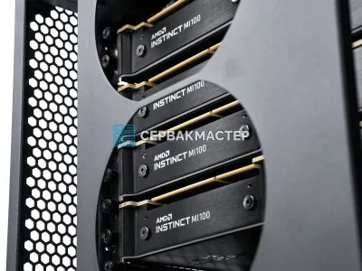 AI-сервер Phanteks Enthoo Pro 2 Server Edition: 4× AMD Instinct MI100 32GB, EPYC 7702, 512GB DDR4 ECC — СервакМастер