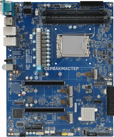 Материнская плата Gigabyte MW34-SP0 Rev 1.1 ATX, LGA1700, 4 DIMM, 9MW34SP0MR-00-11 — купить в СервакМастер