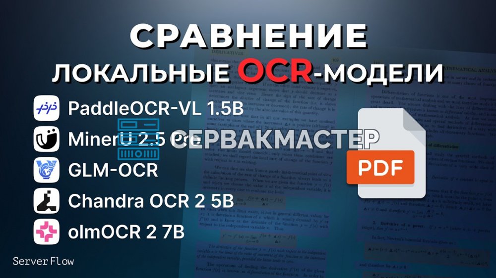 Локальные OCR-модели: тест 6 нейросетей на текстах, таблицах, формулах и рукописях