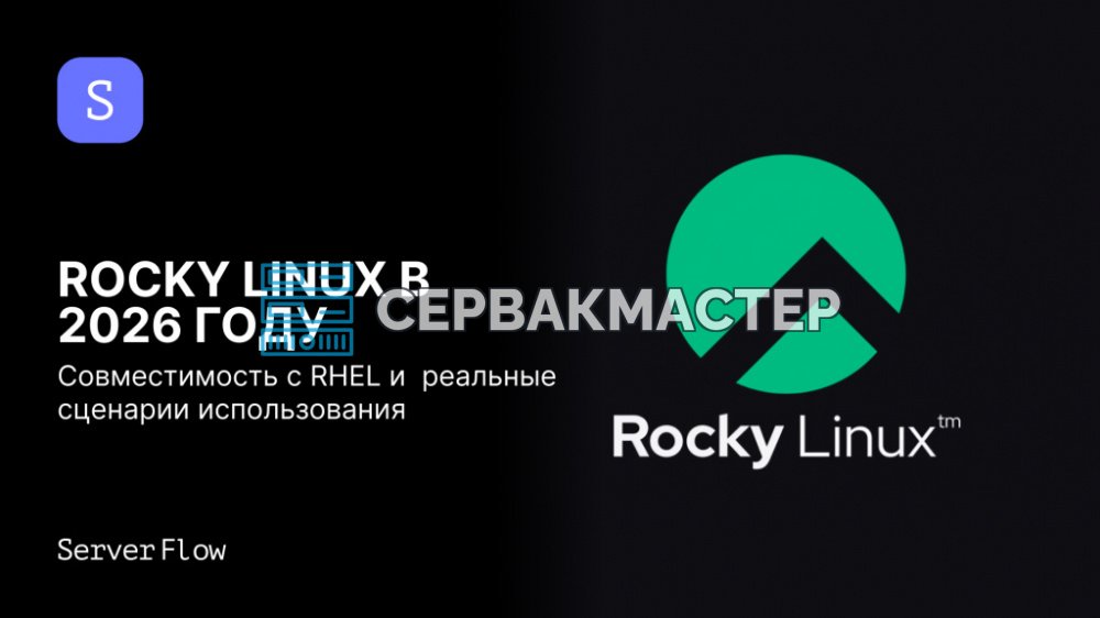 Rocky Linux в 2026 году: совместимость с RHEL, сроки поддержки и где его применять