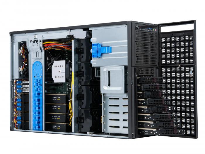 ИИ-сервер Phanteks Enthoo Pro 2 Server Edition с 2× NVIDIA A100 40GB и AMD EPYC 9354 — купить в СервакМастер