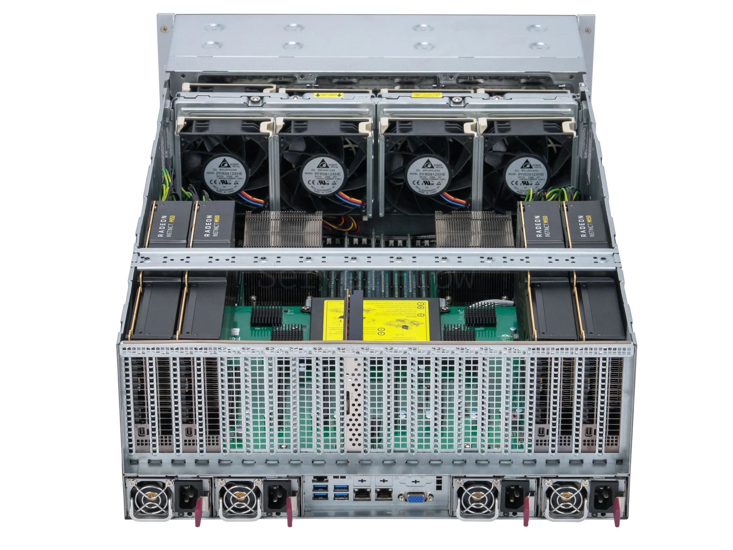Сервер Supermicro 4028GR-TR с 4× AMD Instinct MI50 16GB и 2× Intel Xeon E5-2680v4 — купить в СервакМастер