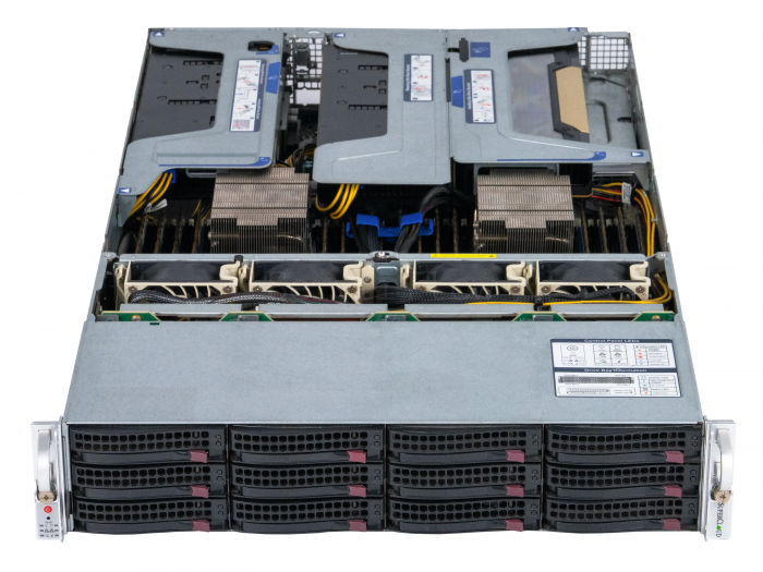 Сервер Supermicro 4028GR-TR с 4× AMD Instinct MI50 16GB и 2× Intel Xeon E5-2680v4 — купить в СервакМастер