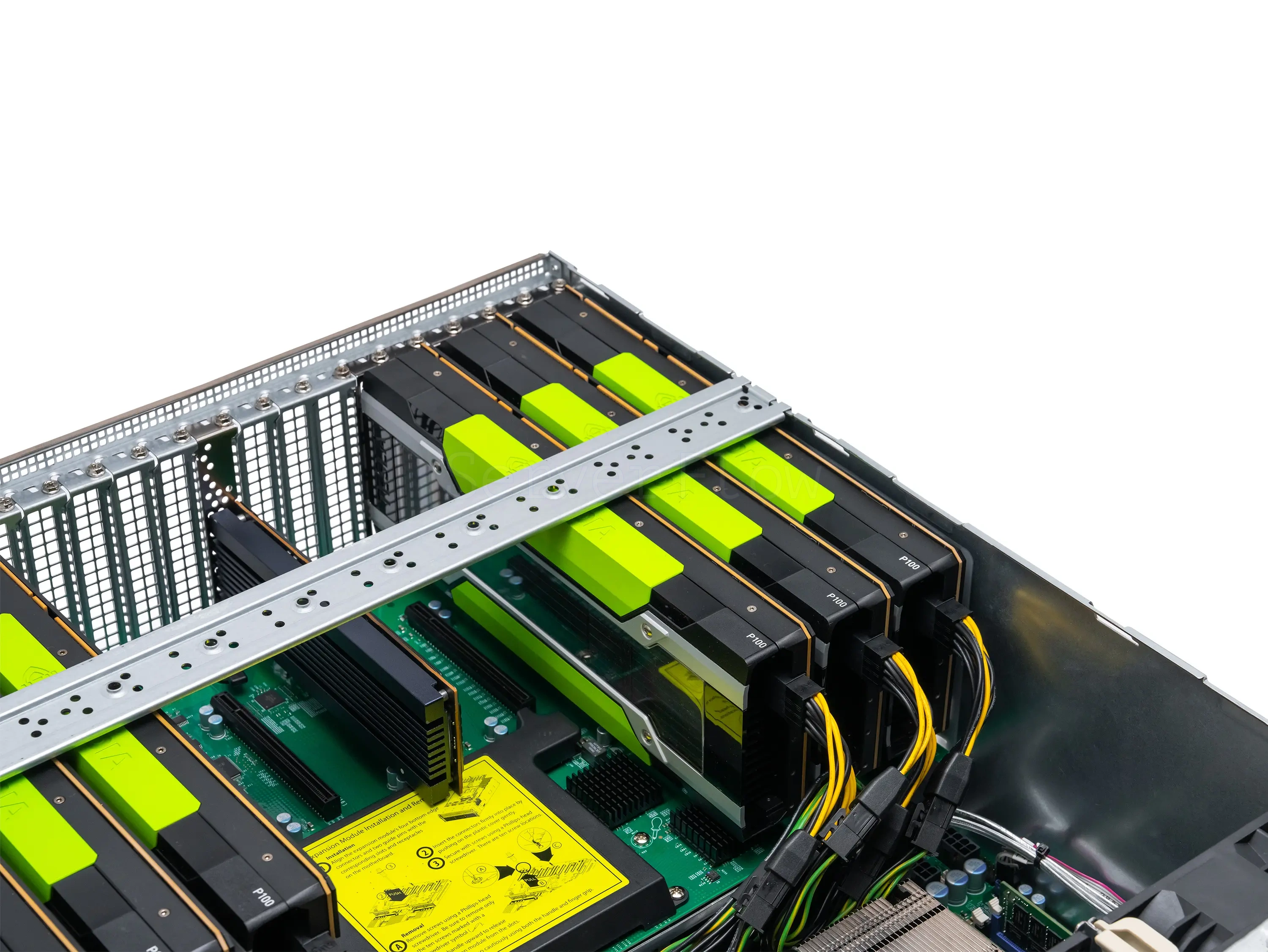 Supermicro 4028GR-TR с 6× NVIDIA Tesla P100 16GB и 2× Intel Xeon E5-2698v4 — купить в «СервакМастер»