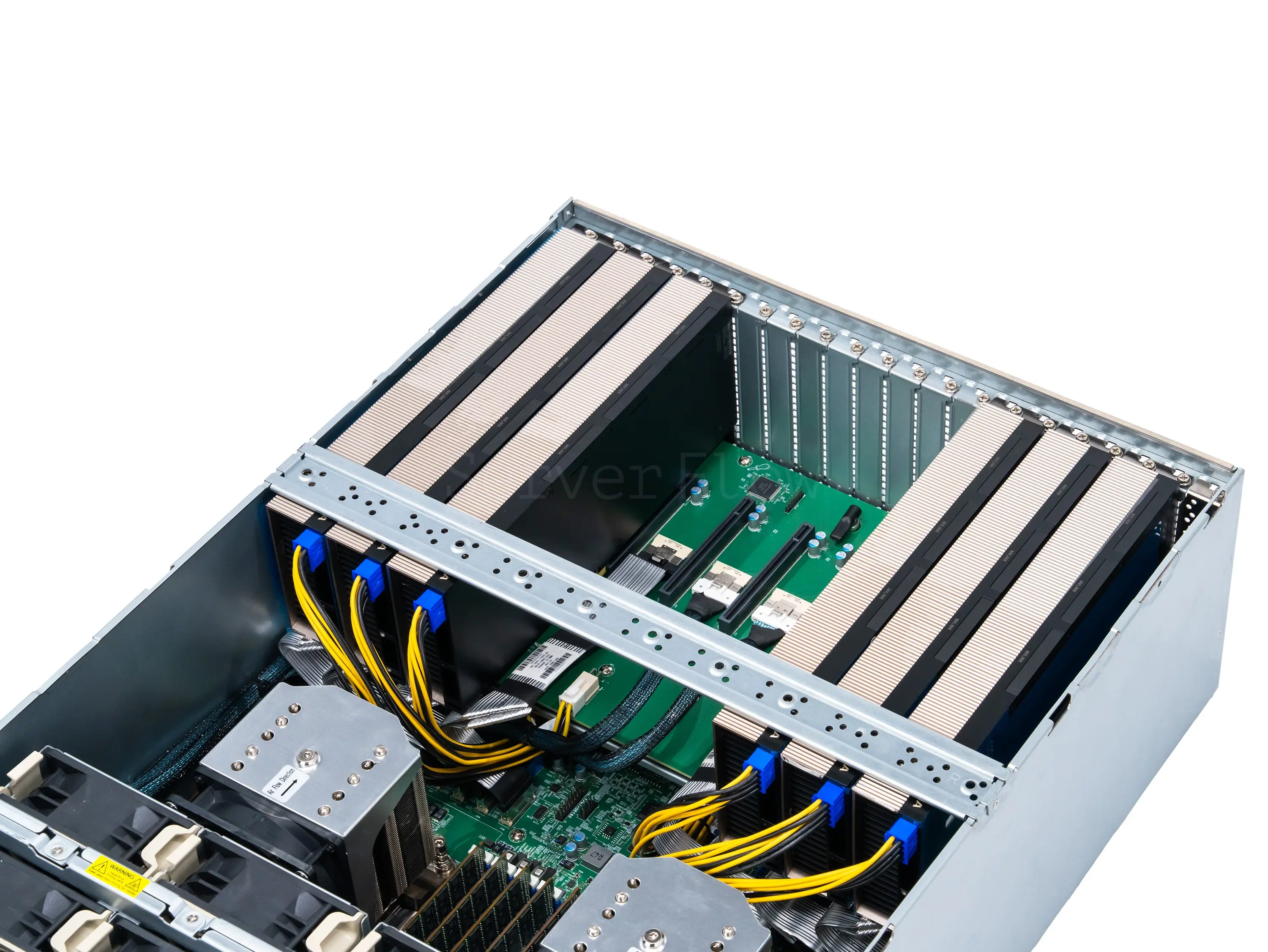 Купить Supermicro 4124GS-TNR с 6× NVIDIA H100 80GB и 2× AMD EPYC 7773X — AI-сервер в СервакМастер