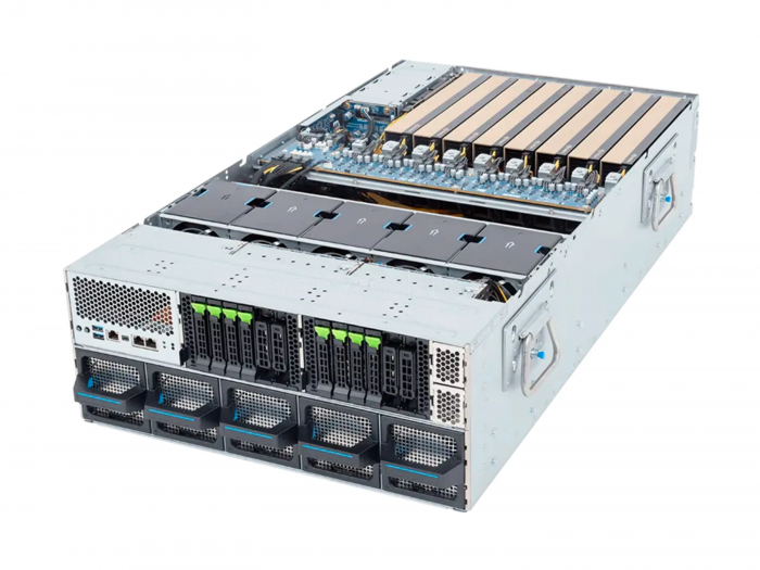 Купить Supermicro 4124GS-TNR с 6× NVIDIA H100 80GB и 2× AMD EPYC 7773X — AI-сервер в СервакМастер