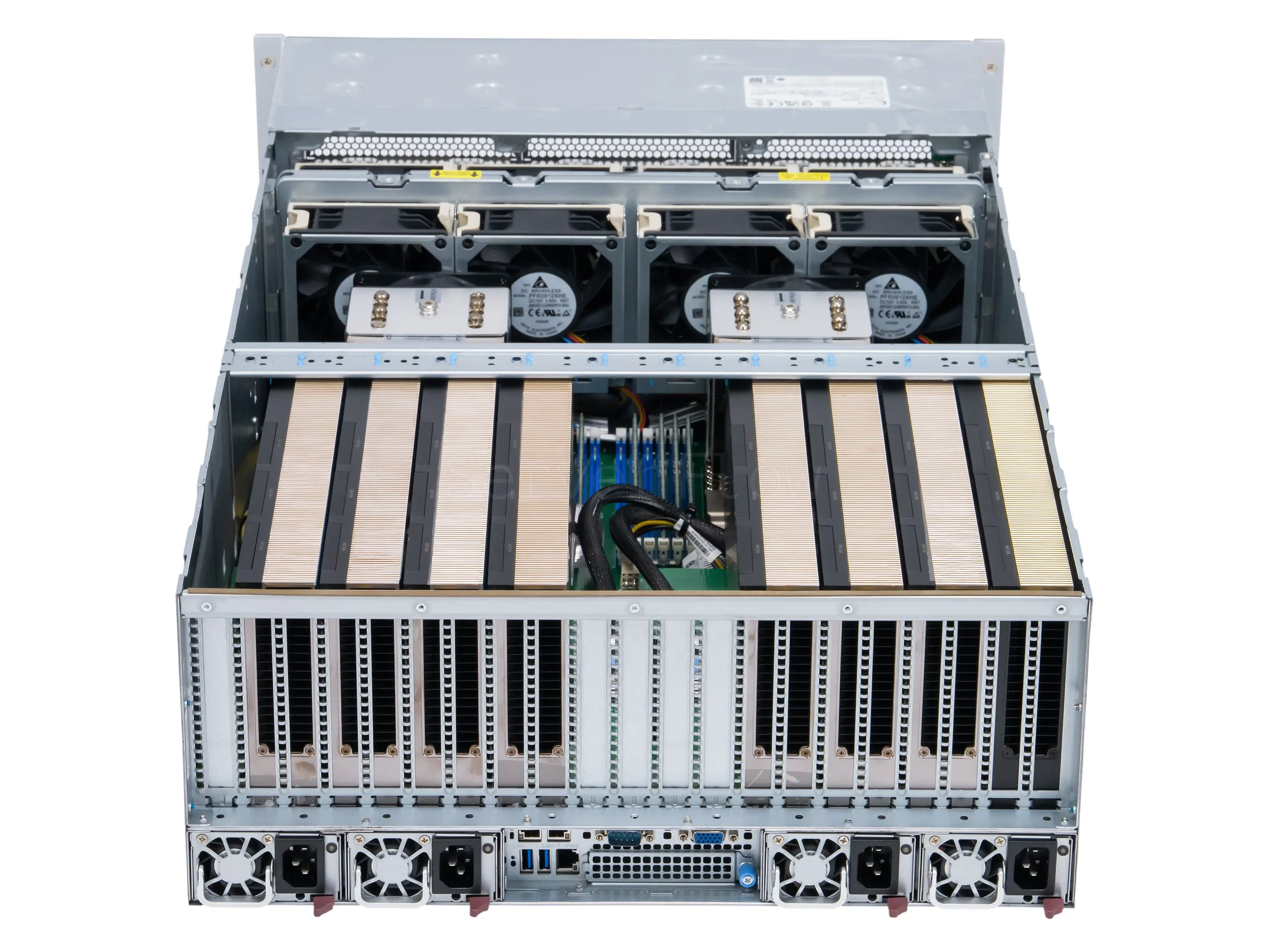Supermicro 4125GS-TNRT — сервер с 8× NVIDIA H100 80GB и двумя AMD EPYC 9354 для ИИ-задач
