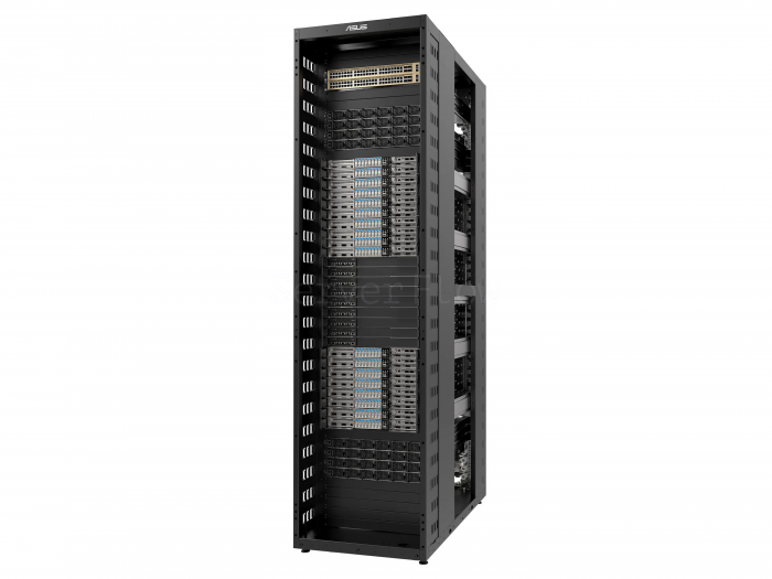 Supermicro 4125GS-TNRT — сервер с 8× NVIDIA H100 80GB и двумя AMD EPYC 9354 для ИИ-задач