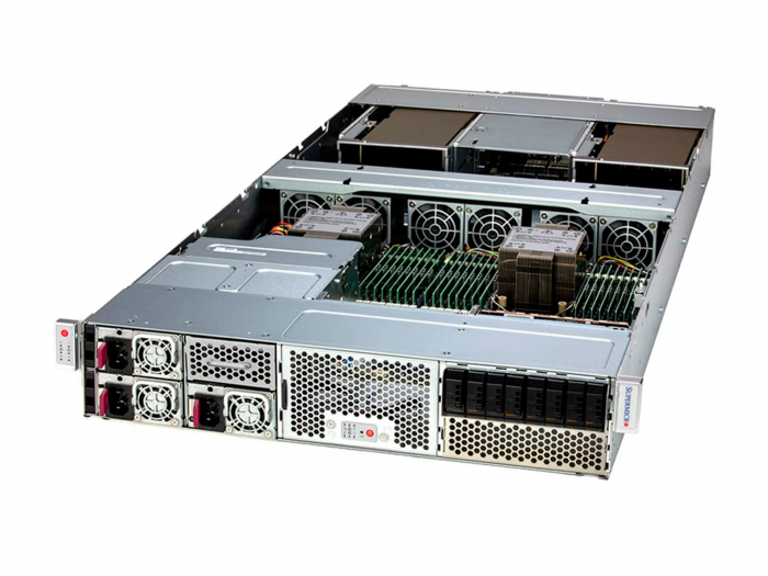 Supermicro 4125GS-TNRT: 8× NVIDIA H200 NVL 141 ГБ и 2× AMD EPYC 9845 — купить в СервакМастер
