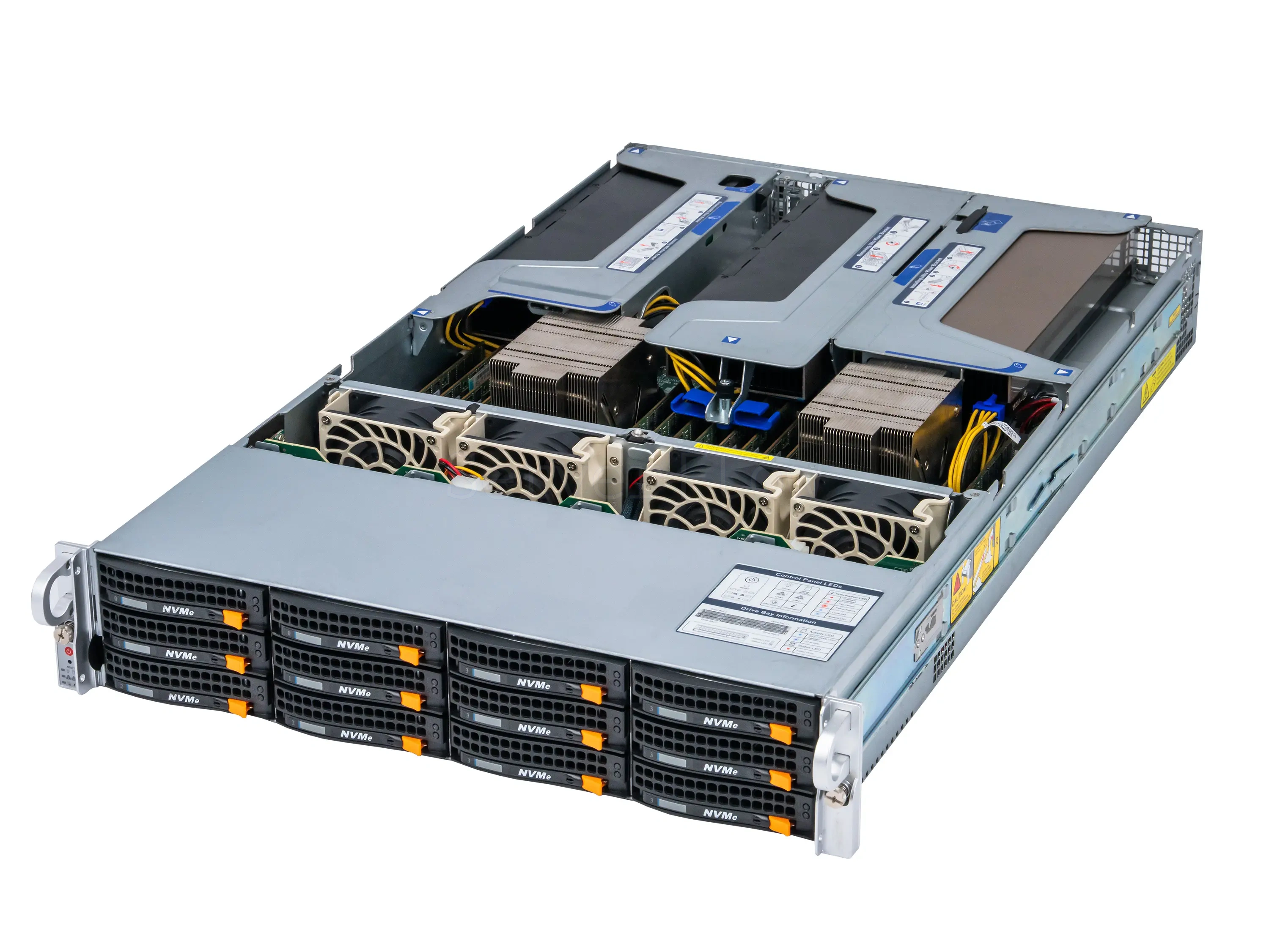 Supermicro AS-2024US-TRT — сервер с 3× NVIDIA A100 40GB и двумя AMD EPYC 7713 в «СервакМастер»