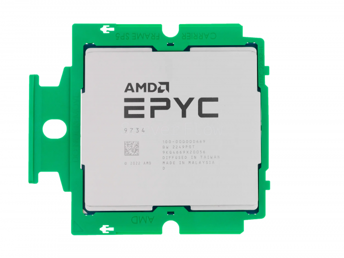 Купить AMD EPYC 9734 (112 ядер, 2.2–3.0 ГГц, 340 Вт) — серверный процессор в СервакМастер