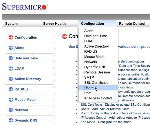 Варианты сброса пароля IPMI в Supermicro без физического доступа